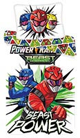 Power Rangers Kinder Erwachsenen Bettwäsche Beast Power Roter & Blauer Ranger 140 x 200 Bettdecke 60 x 63 cm Kopfkissen 100 % Baumwolle