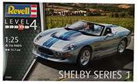 Revell 07039 Modellbausatz Shelby Series 1 im Maßstab 1:25, Level 4, 116 Teile