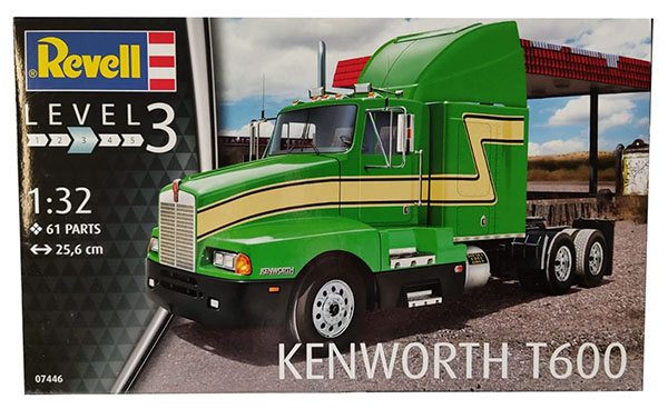 Revell 07446 Modellbausatz Kenworth T600, LKW, Truck im Maßstab 1:32, Level 3