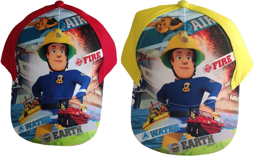 Feuerwehrmann Sam Schirmmütze Cappy, Basecap, Cap, Kappe für Kinder, Jungen Mädchen (Auswahl)
