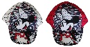 Disney Minnie Maus Kappe, Base Cap, Mütze Motiv Wellen Anker für Kinder Weiß o. Rot (Auswahl)