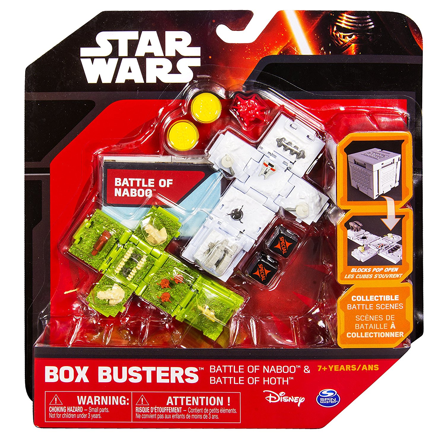 Spin Master 6025124 - Star Wars - Box Busters Two-Pack Starter Set, Würfelspiel