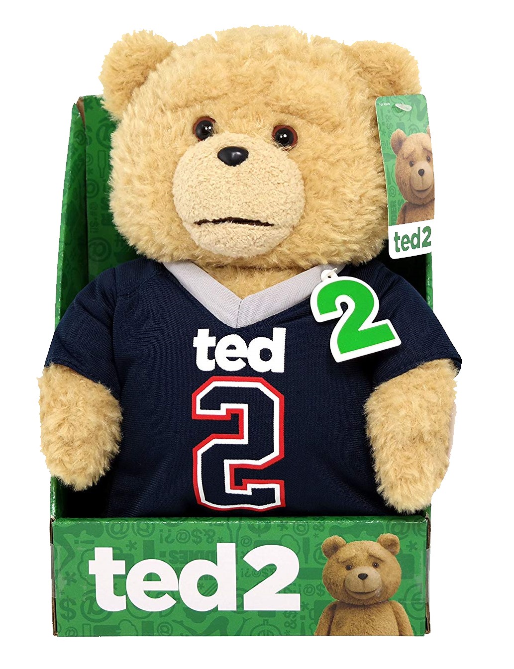 Ted 2 Ted sprechender Plüschbär mit Football-Oberteil