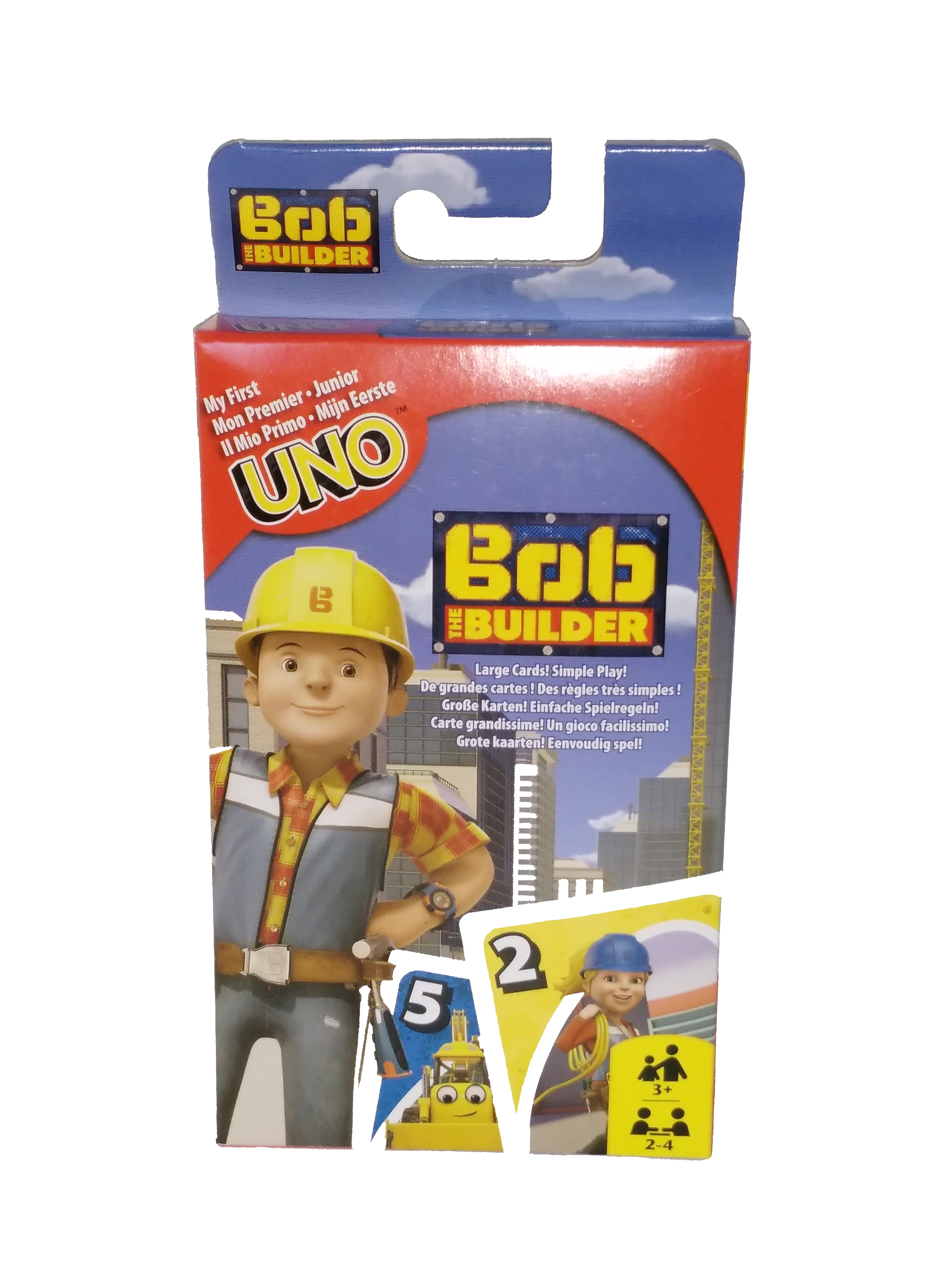 Mattel Spiele UNO Bob der Baumeister Kartenspiel Junior