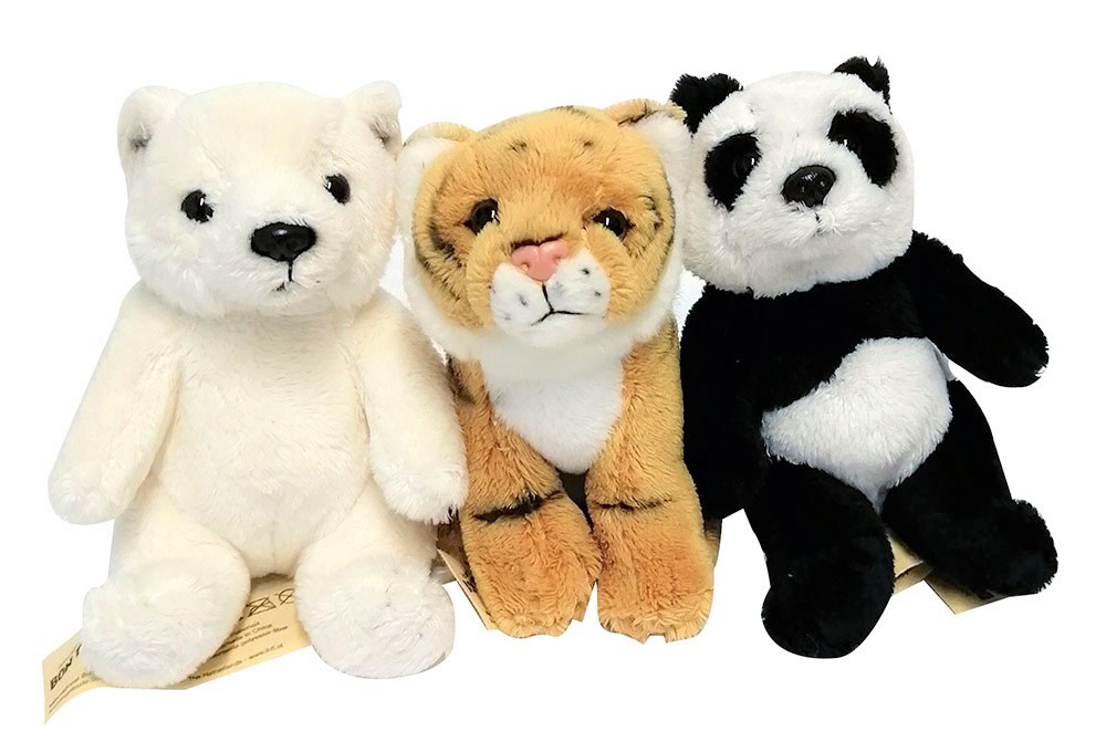 WWF 3er Set Plüschfiguren Kollektion in Geschenkbox