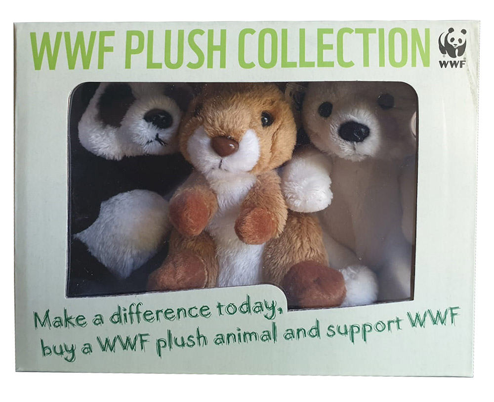 WWF Plüschfiguren Kollektion 3er Set in Geschenkbox